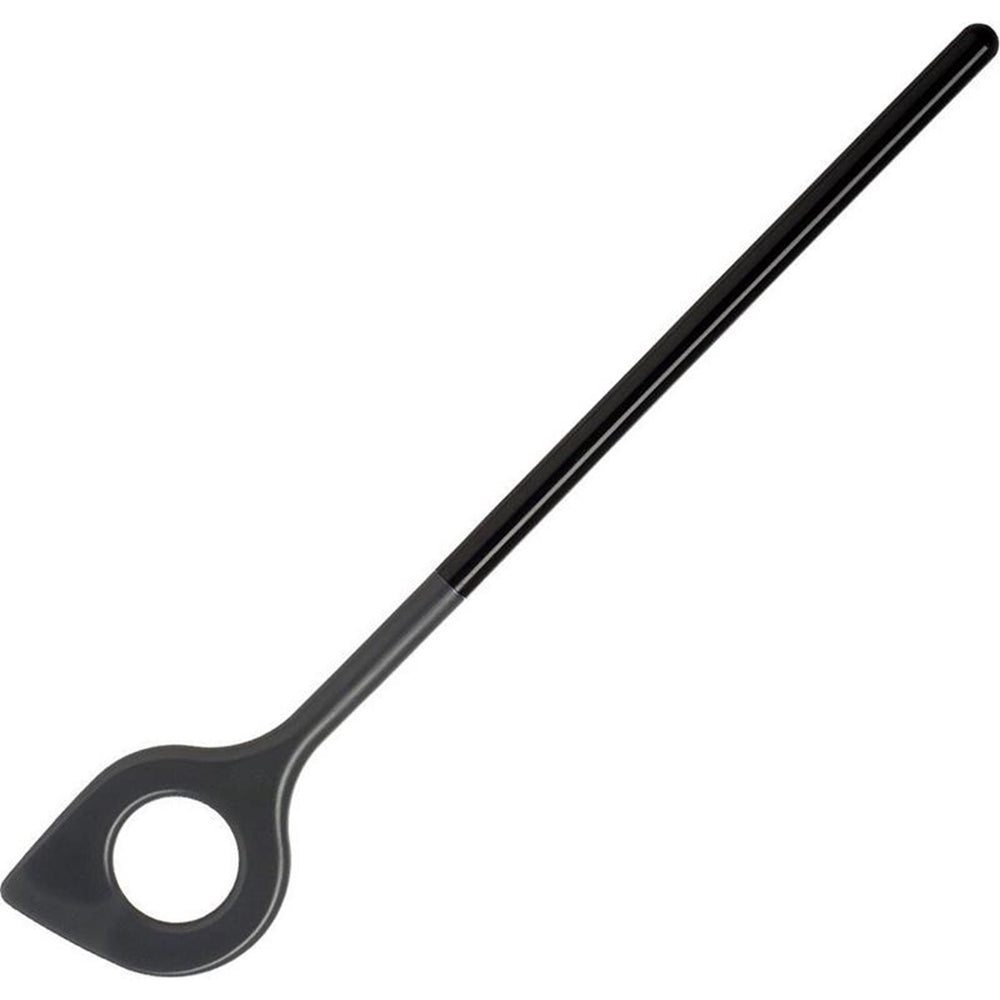 Rosti roerlepel met gat optima zwart 30cm