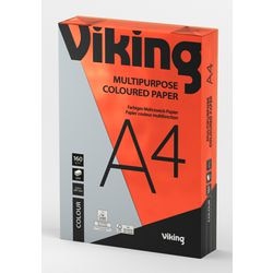 Gekleurd papier od 160g m2 a4 intense kleur rood