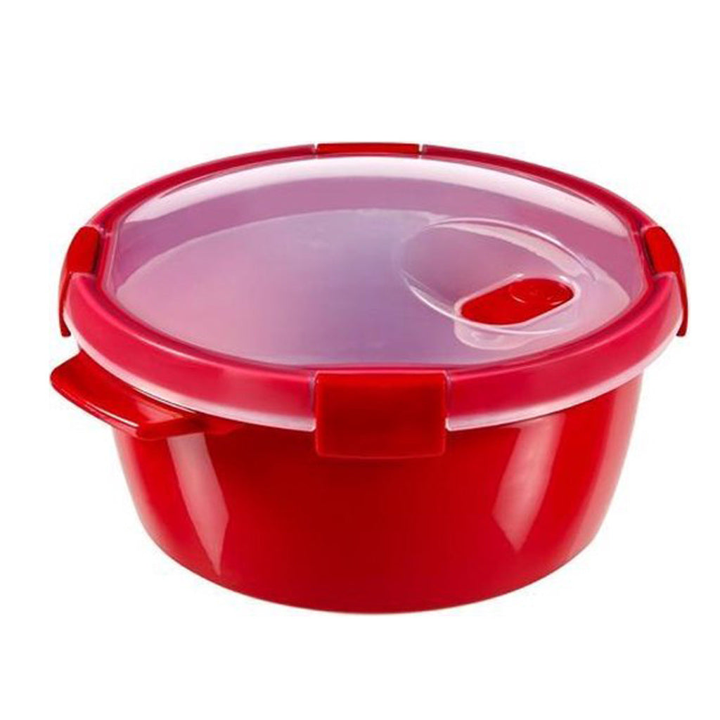 Curver Curver Smart Steamer Magnetronbak Rond 1,6L Rood