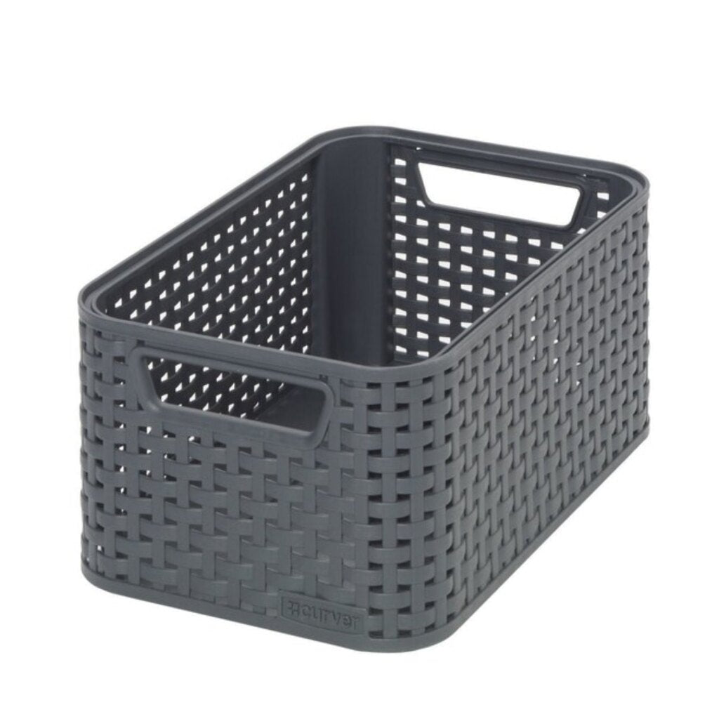 Curver style mandje small antraciet