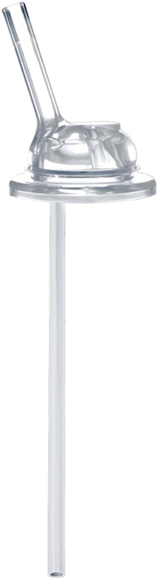 Pura silicone rietje kiddo + reinigingsborsteltje - past op flessen (325 550ml) - morsbestendig - bpa-vrij