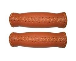 Velo Handvat Leer 128mm Bruin - zacht, vochtregulerend, afhankelijk