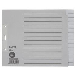 Blanco tabbladen leitz 1224 grijs karton