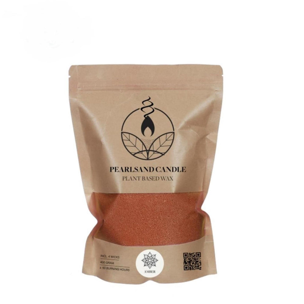 Ideas 4 seasons kaarsenzand pearlsand candle amber 400 gram