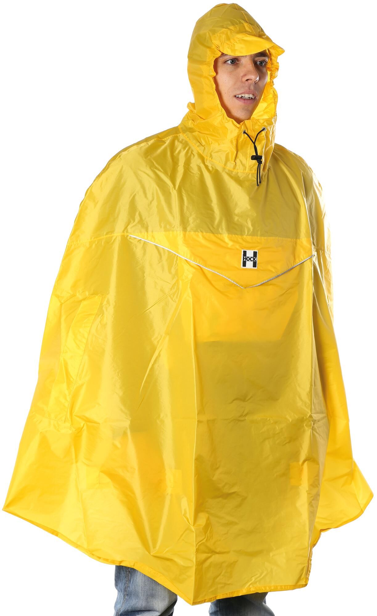 Hock regencape rain light poncho rain light size l yellow