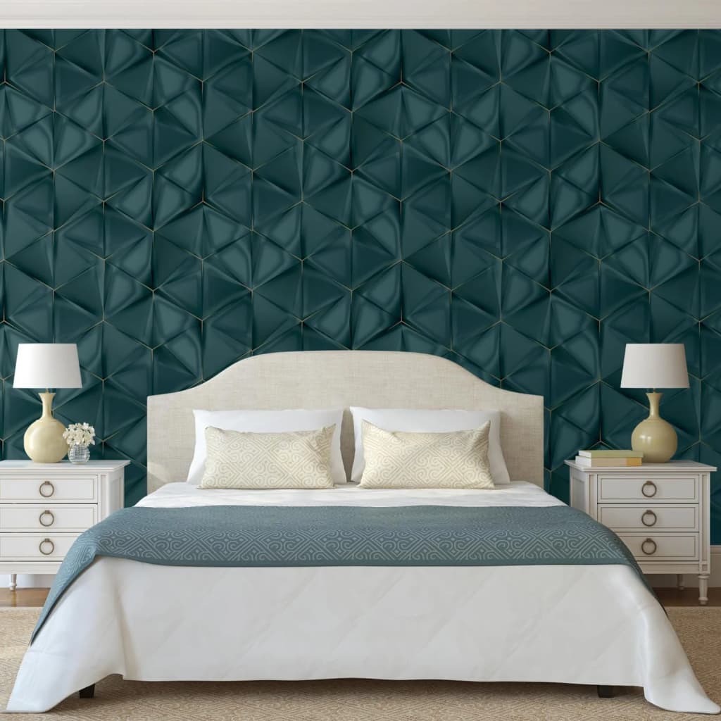 NEDERLANDSE WANDBEKLEDING NEDERLANDSE WANDBEKLEDING Behang groen