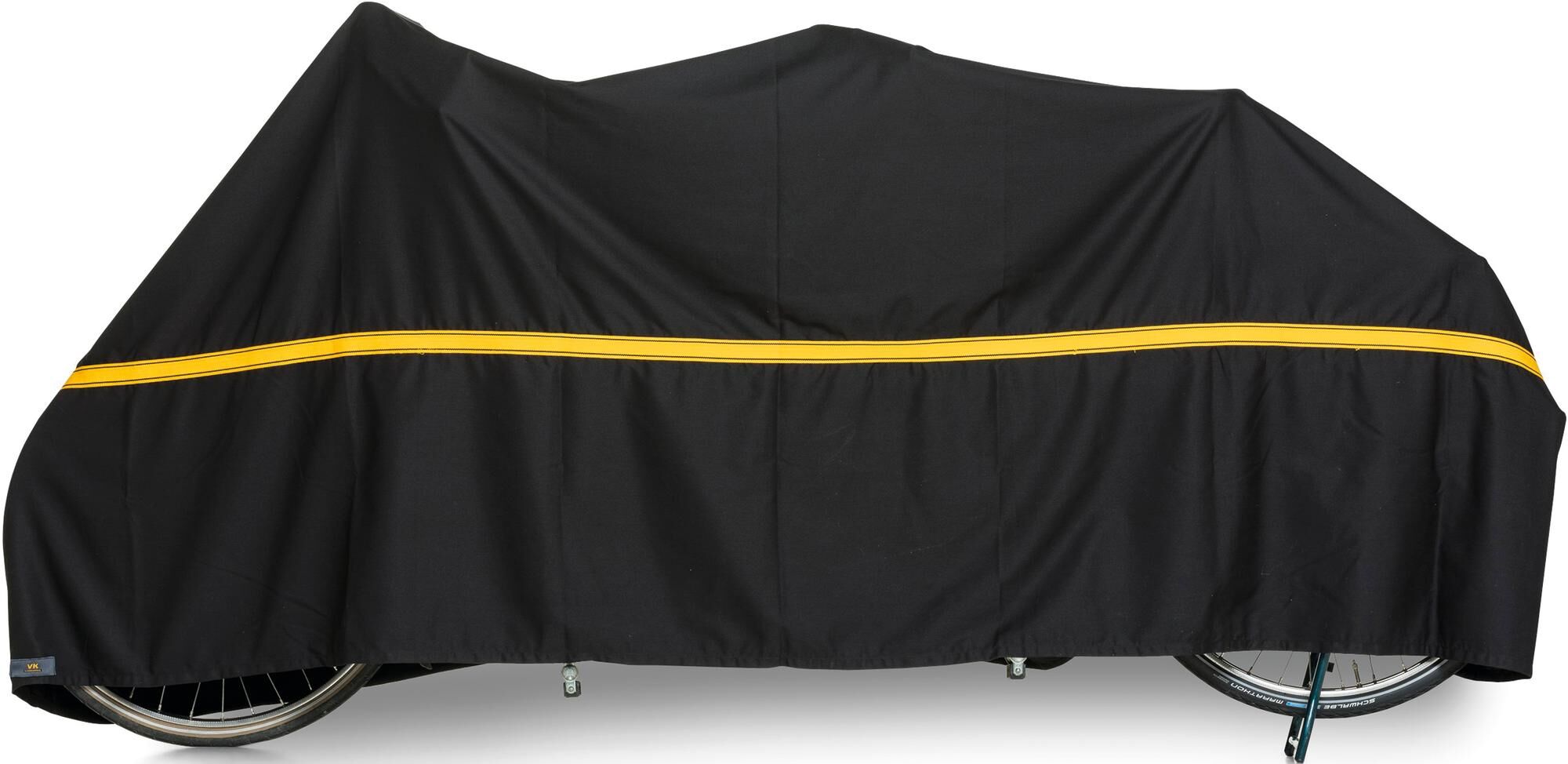 Vk international fiets-beschermhoes tandem de luxe bike cover intern. tandem de luxe black