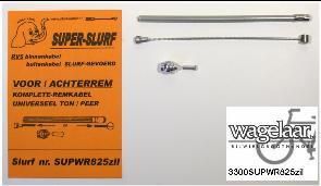 Slurf remkabel br. cable sup wr825 zil 2,25m,sst silver