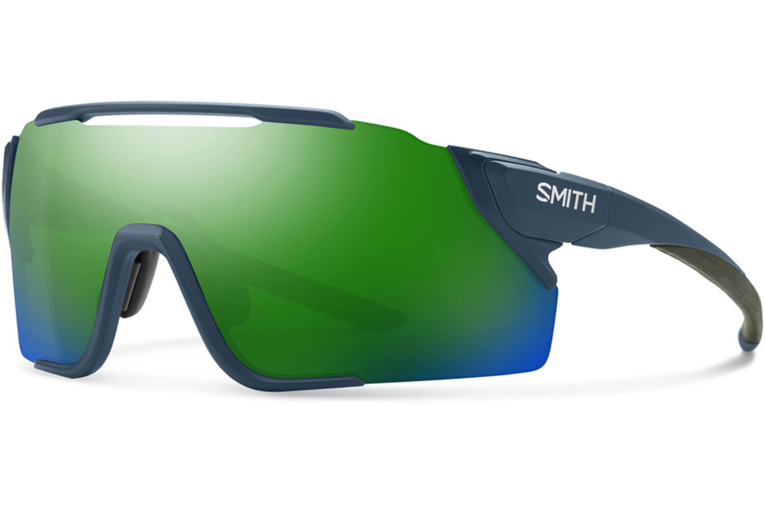 Smith - attack mag mtb bril matte olive green chr grn mir