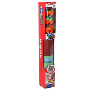 Kiddygo kiddy go speelmat met 3 auto's pre school | 6 stuks