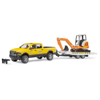 Bruder 2546 ram rental service met minigraafmachine