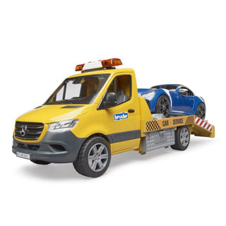 Bruder mercedes benz sprinter auto transport en roadster modelvoertuig (02675)
