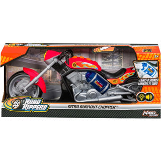 Nikko road rippers nitro burnout chopper: red flames | 2 stuks
