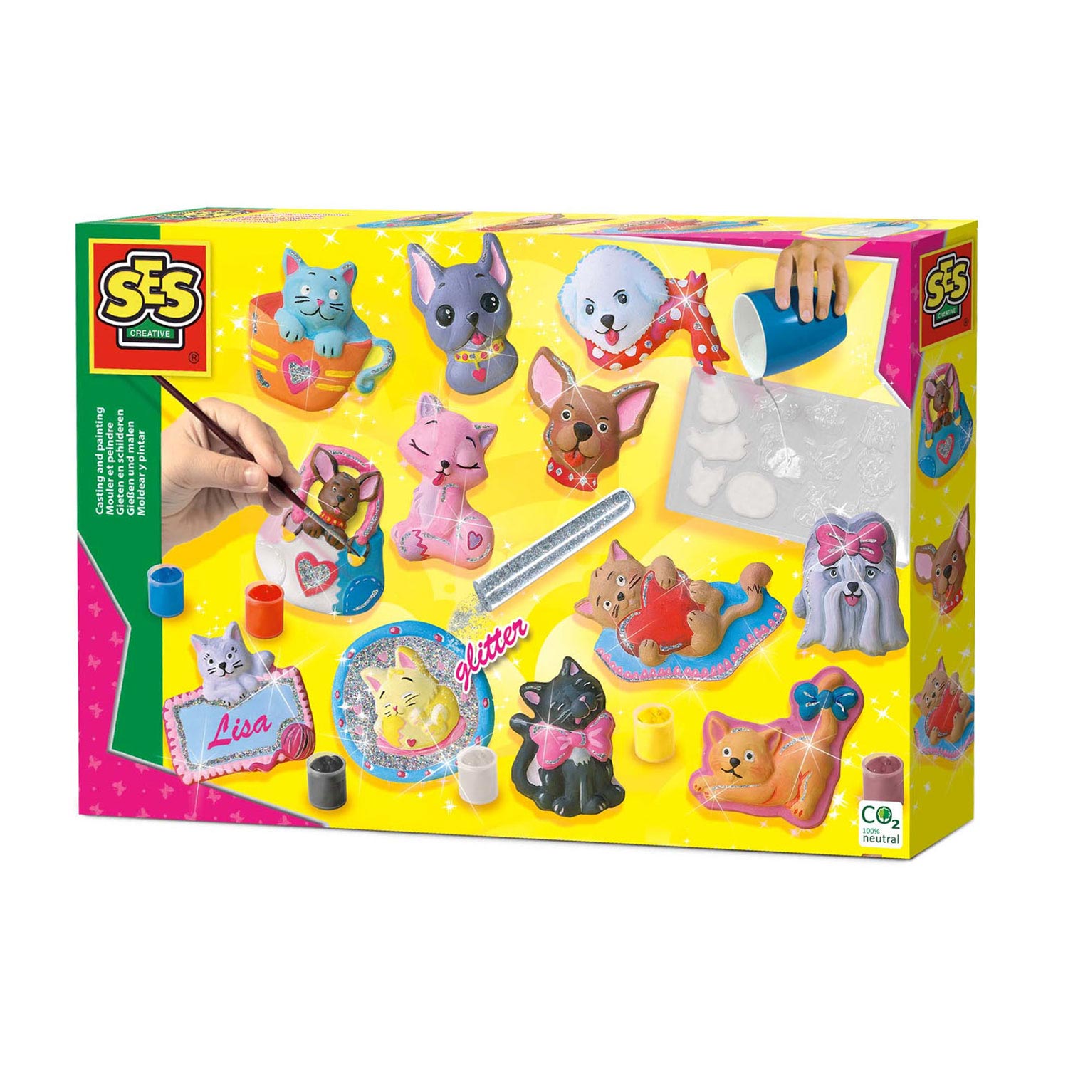 Ses gips gieten - honden en katten