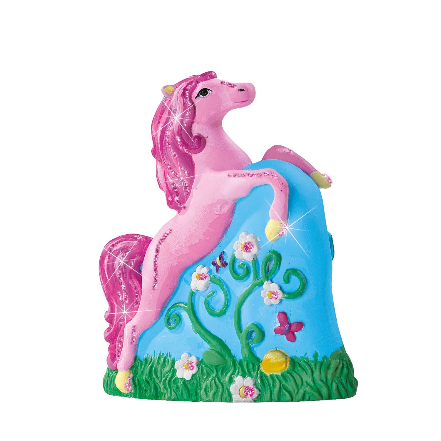 Ses paarden gieten en schilderen