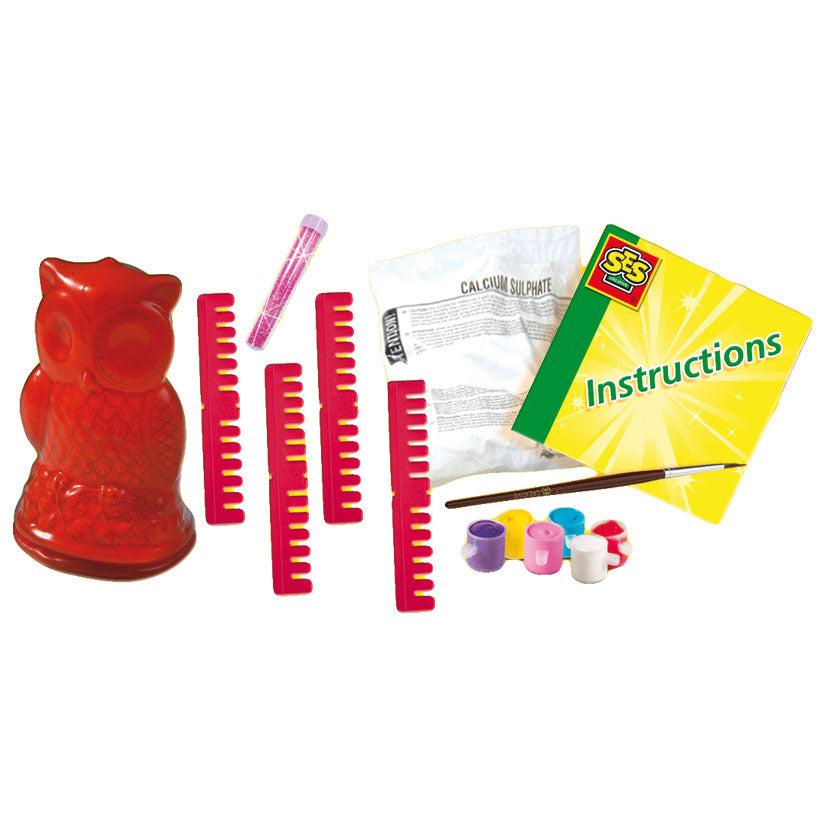 Ses gieten en schilderen - uil