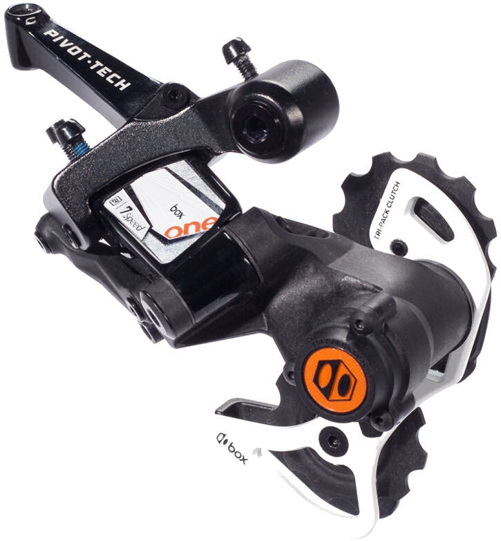 Bakonderdelen Achterderailleur downhill 7-speed One met korte kooi zwart