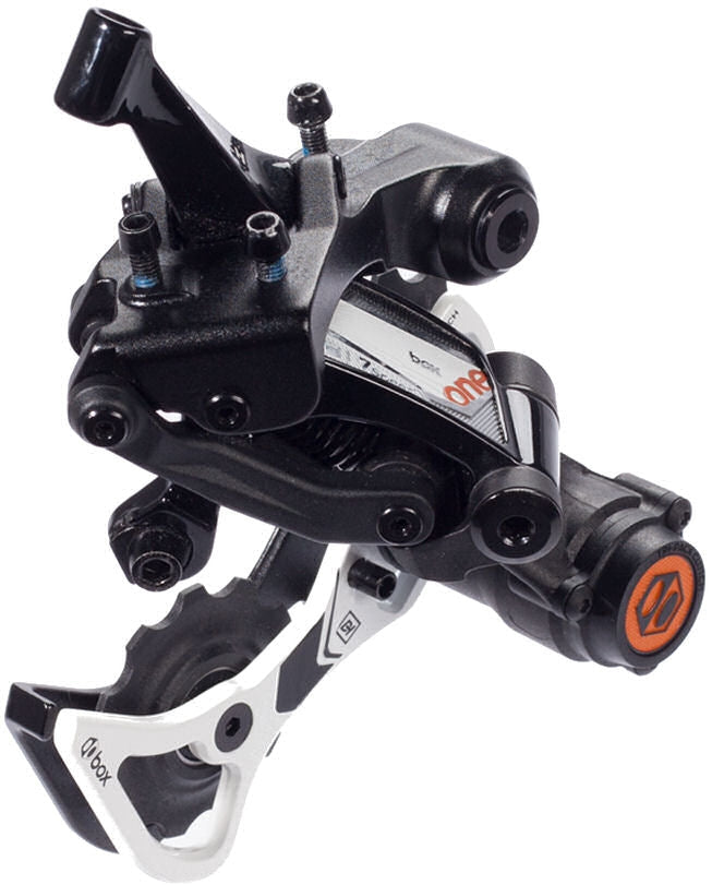 Bakonderdelen Achterderailleur downhill 7-speed One met korte kooi zwart