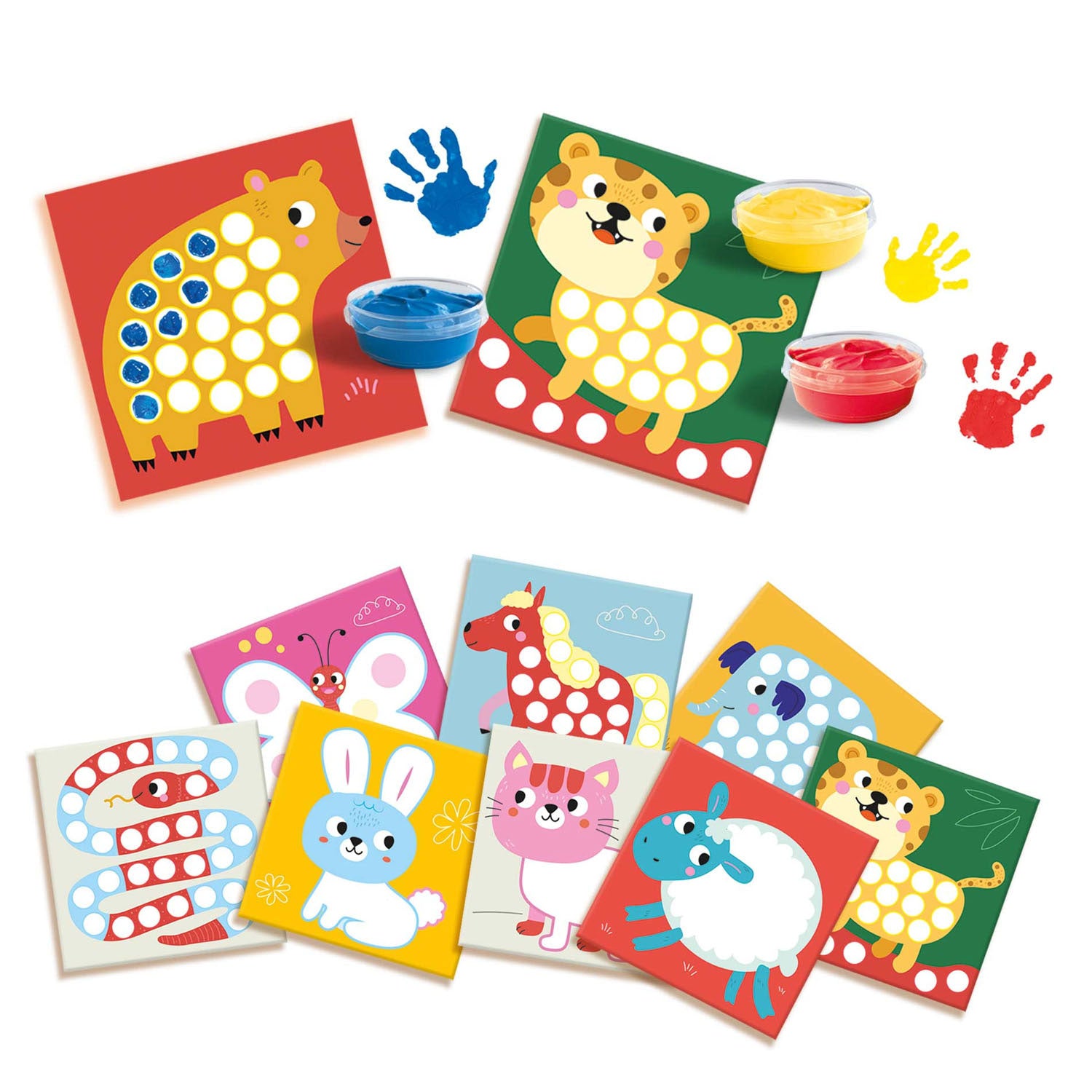 SES Mijn Eerste - Vingerafdruk Verf Kunstwerk