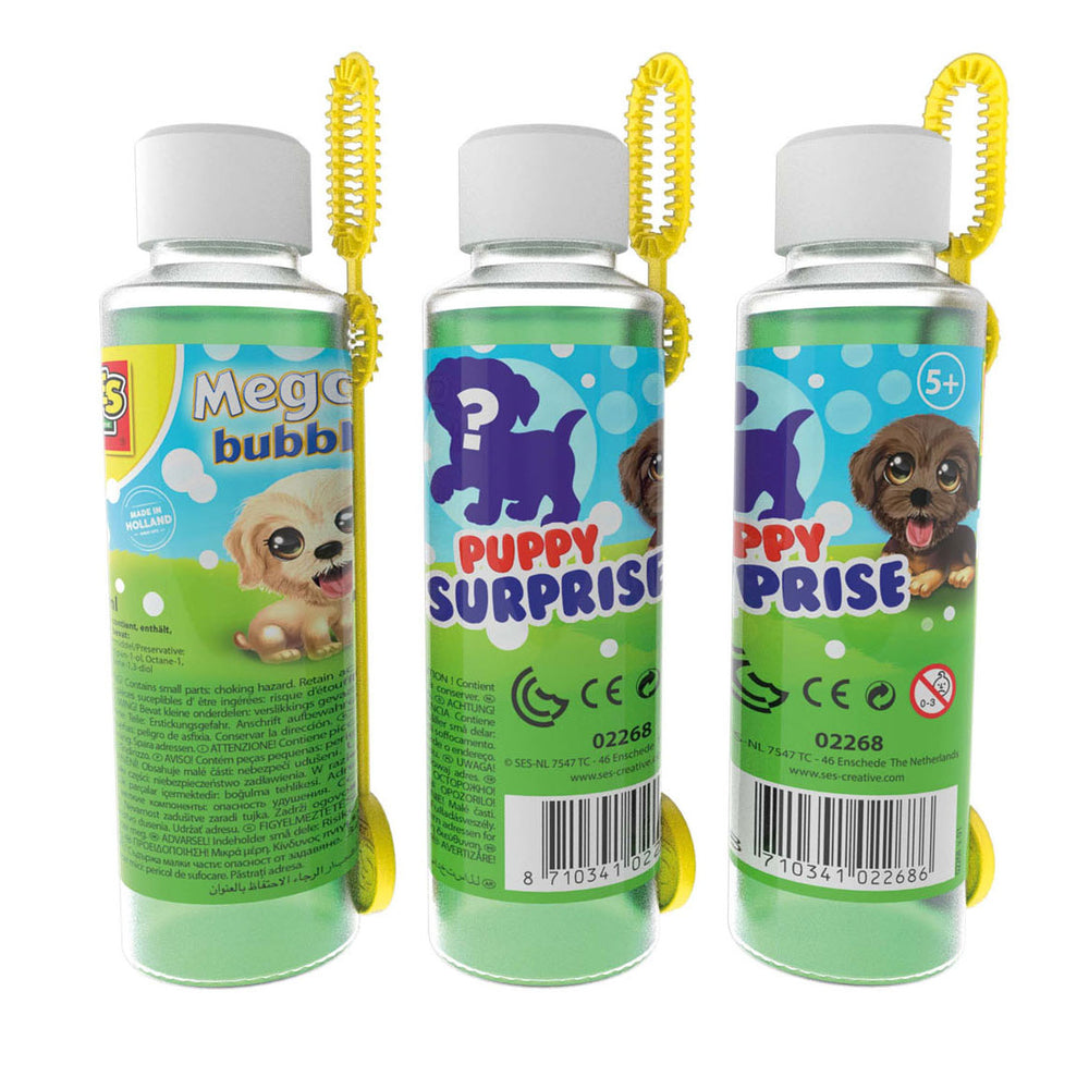 Ses mega bubbels met puppy surprise