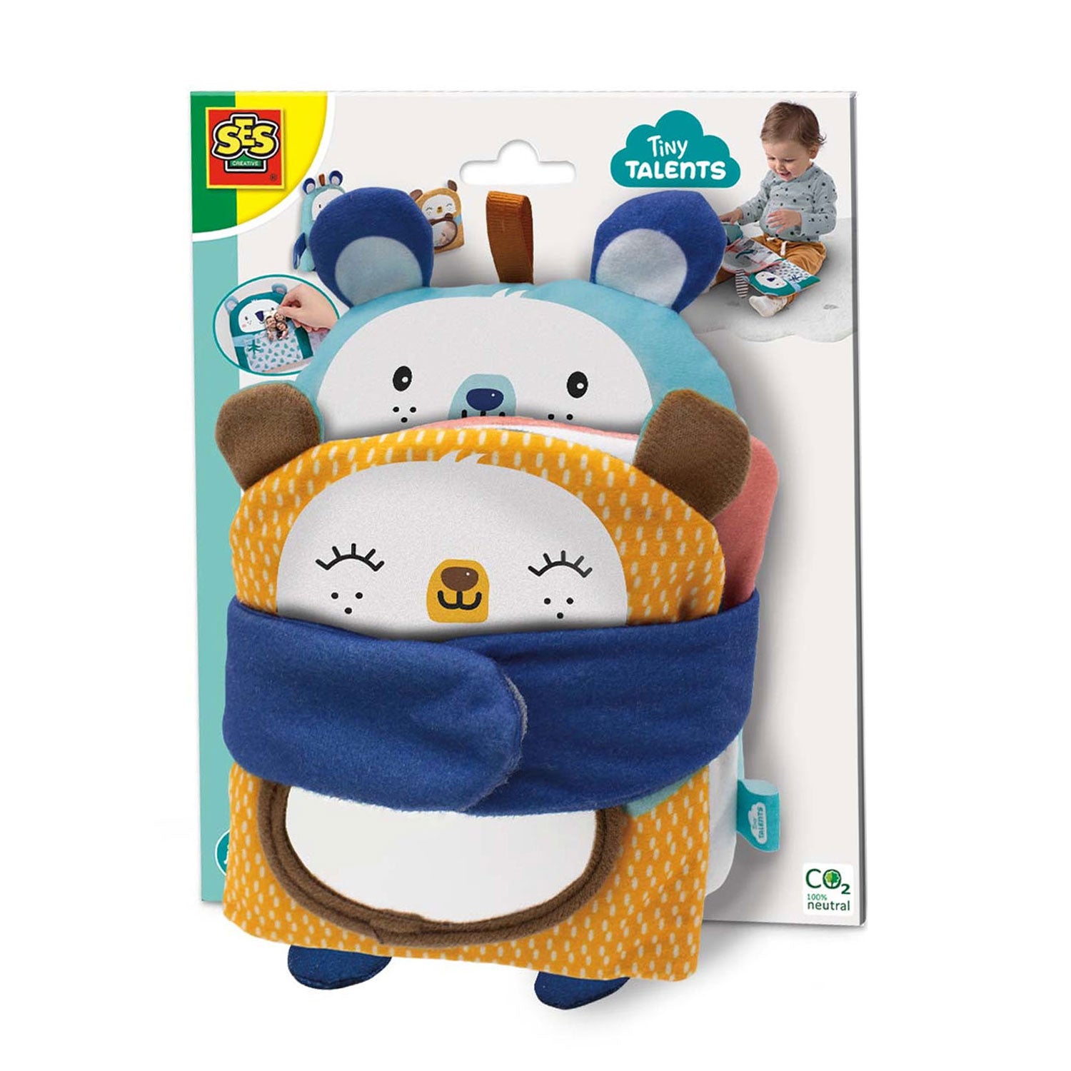 SES Tiny Talents Familie Knuffels Zacht Fotoboek