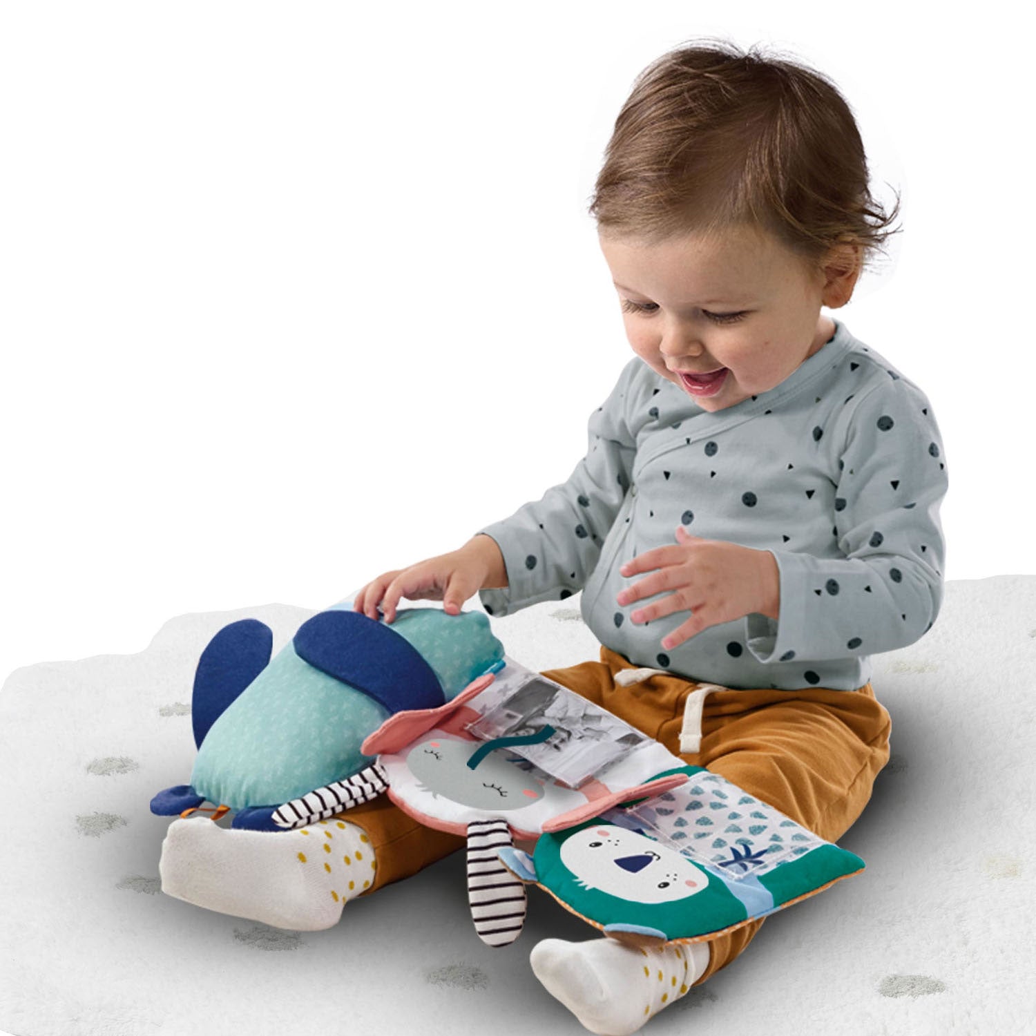 SES Tiny Talents Familie Knuffels Zacht Fotoboek