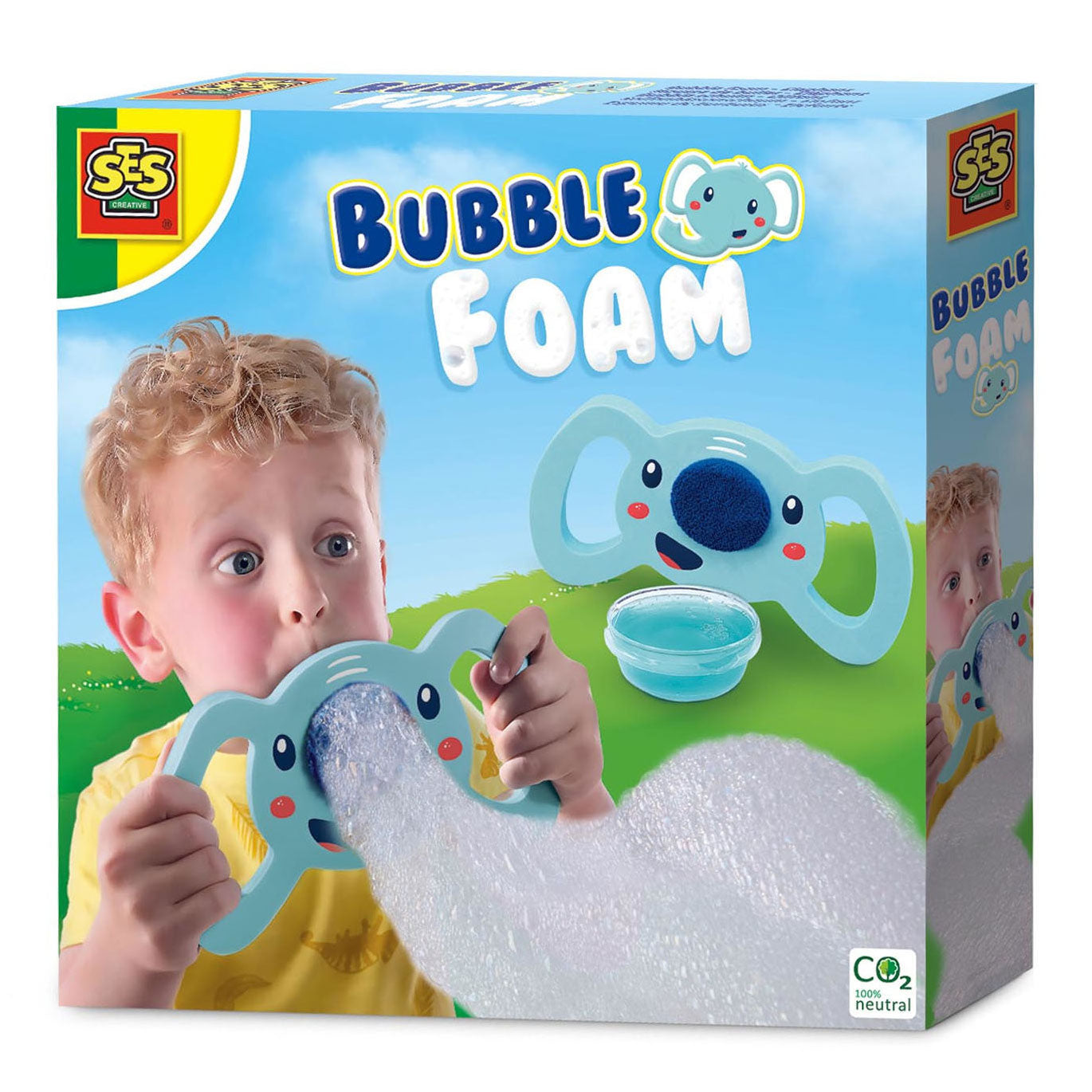 Ses bubbelschuim - olifant