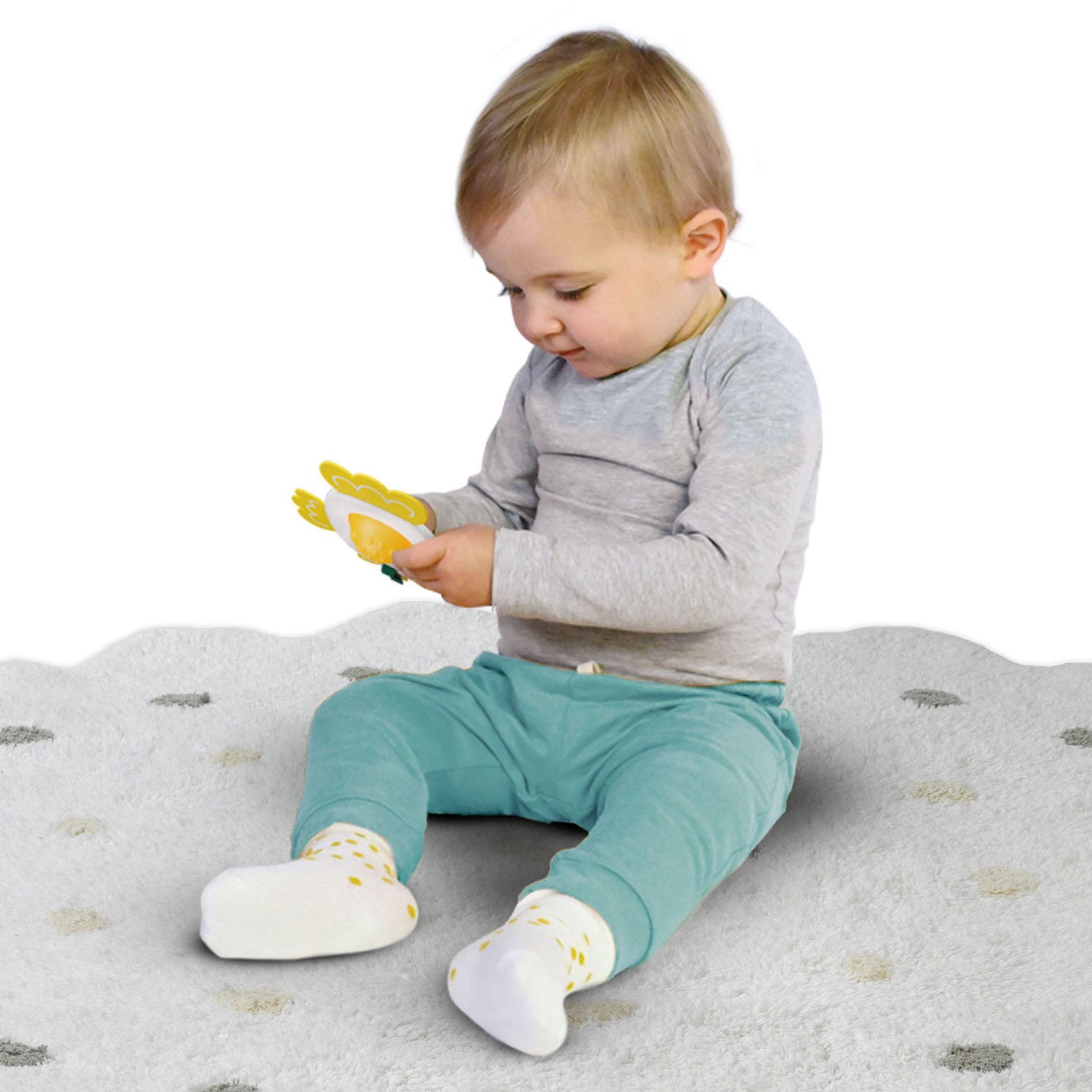 Ses tiny talents - grijpspeelgoed dimple - vogel
