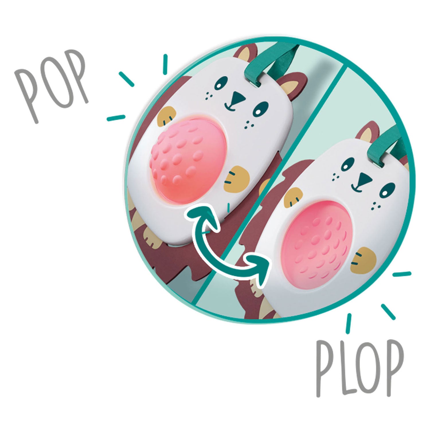 Ses tiny talents - grijpspeelgoed dimple - egel