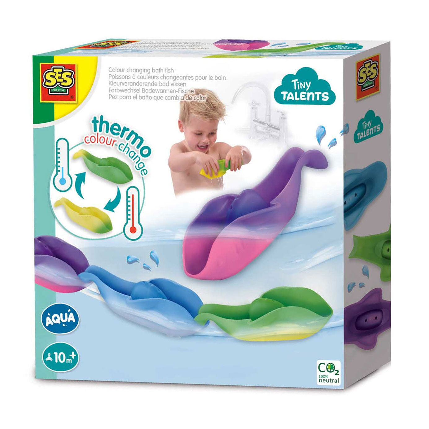 Ses tiny talents - kleurveranderende bad vissen