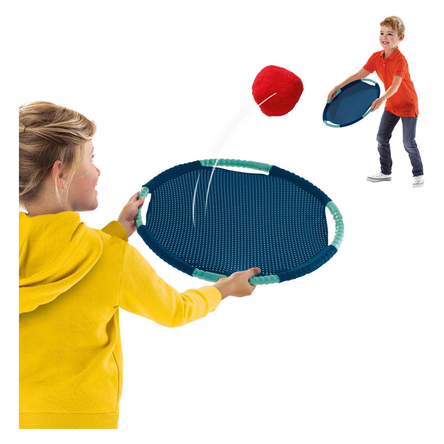 Zijn tennis en frisbee plezier
