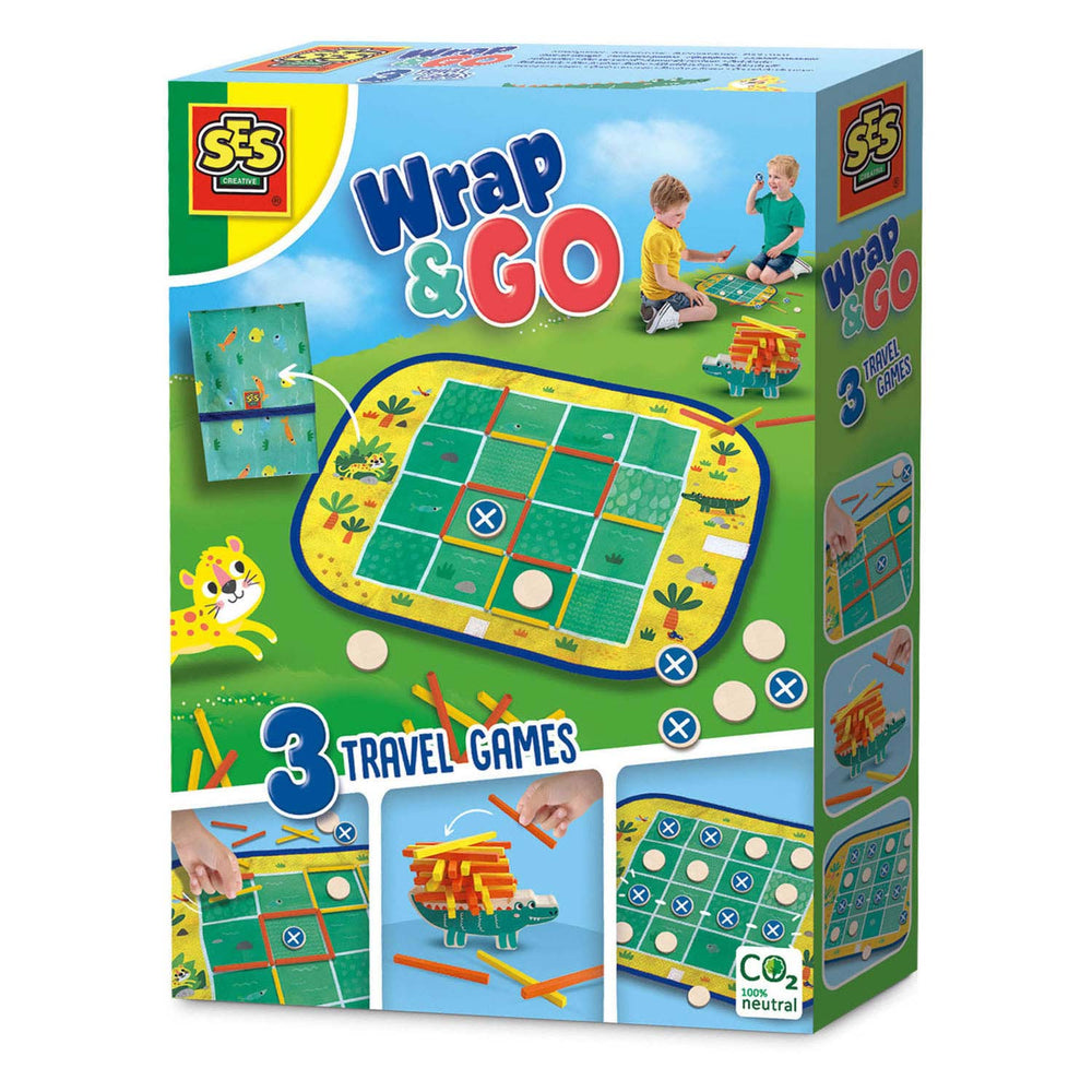 Ses wrap en go reisspellen, 3in1