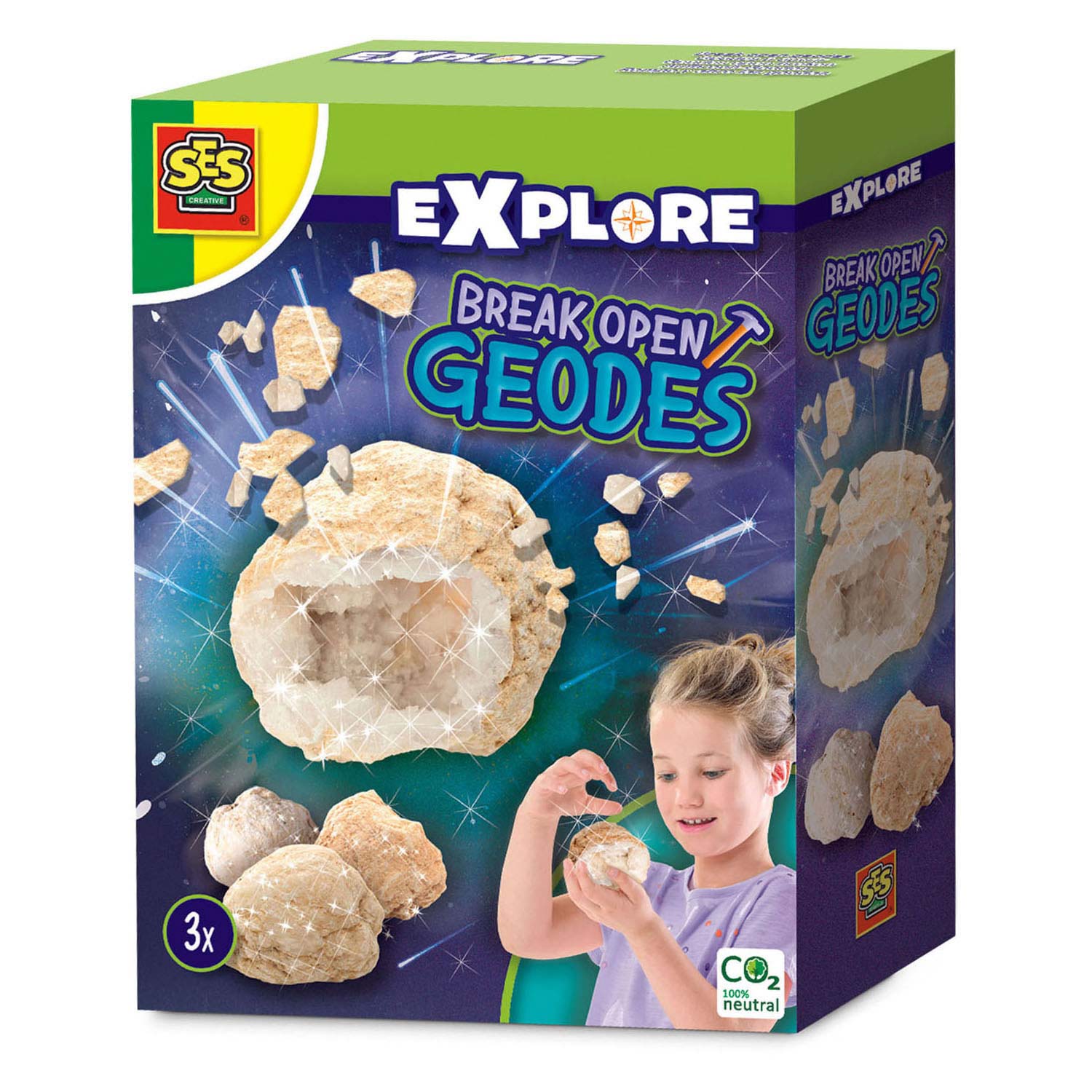 SES Ontdek Geodes Open Broken