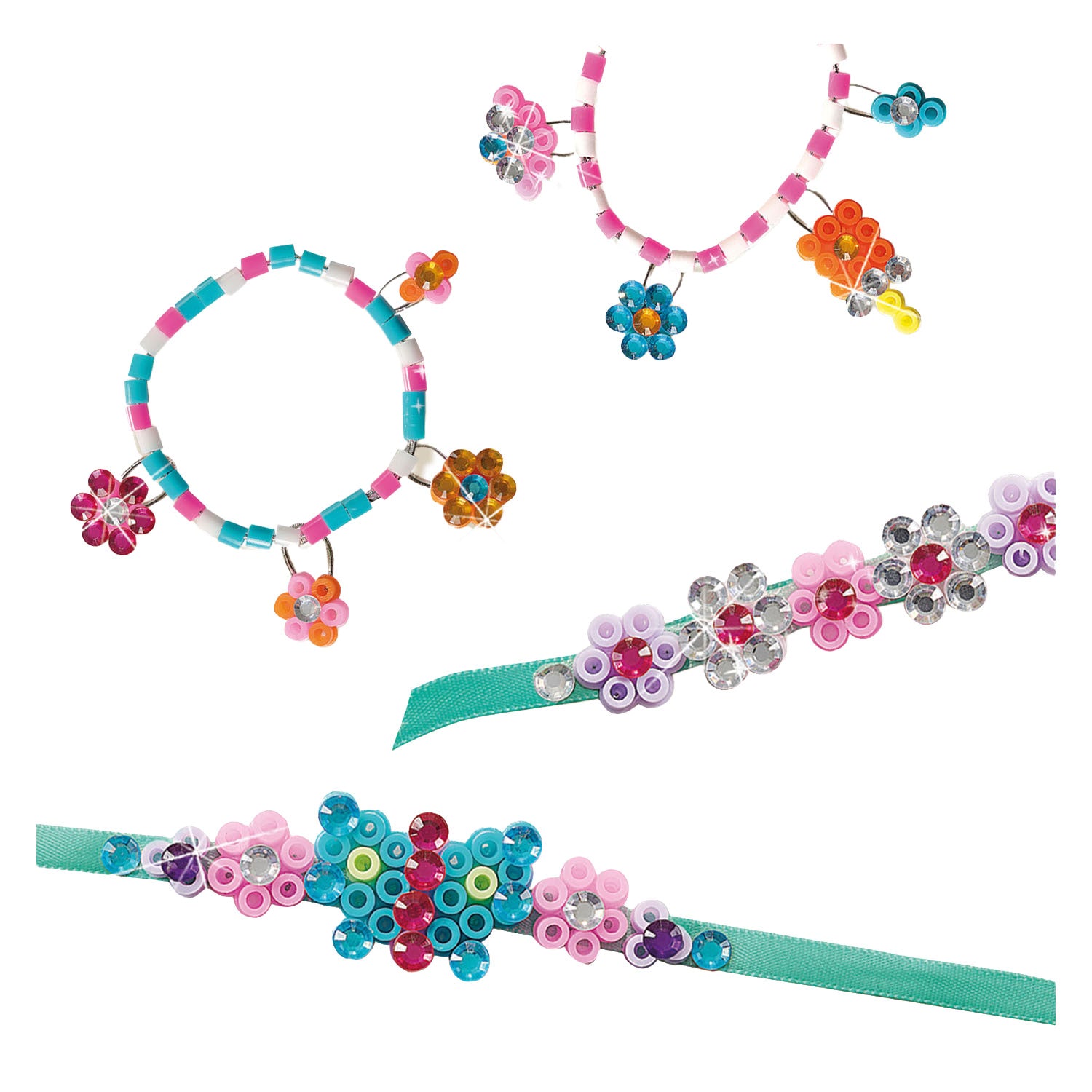 Ses strijkkralen - diamant sieraden