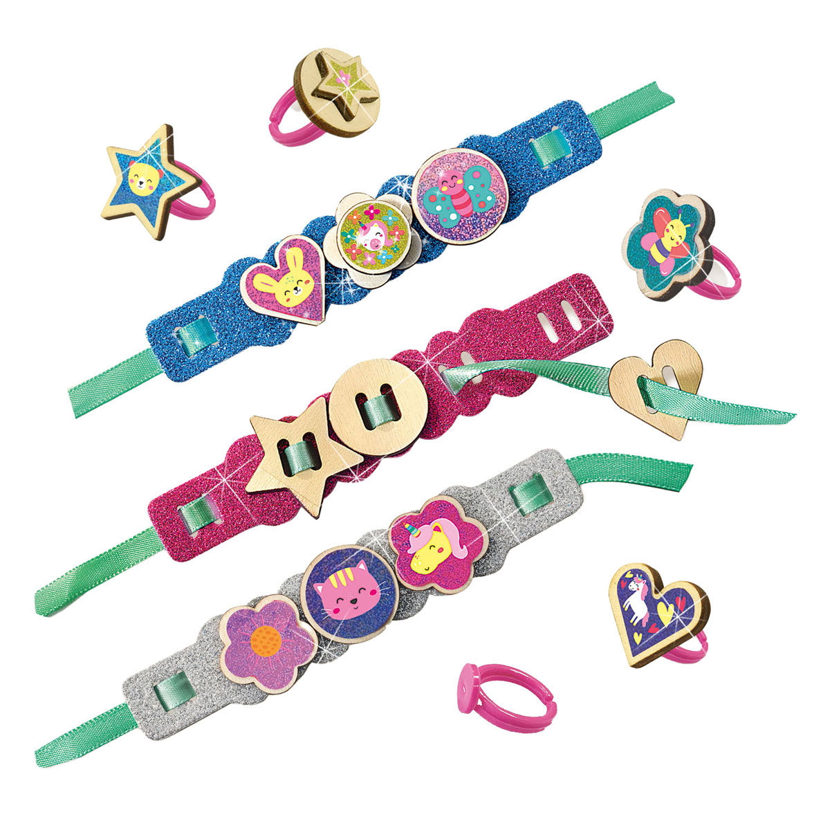 SES Easy Glitterringen en Armbanden