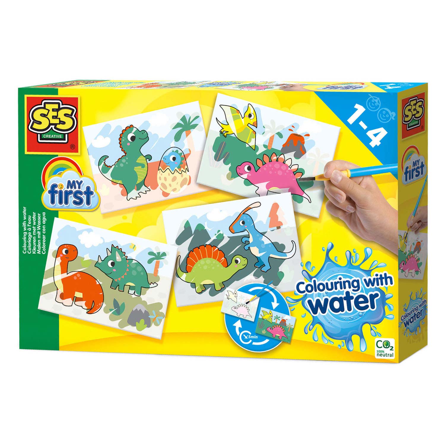 SES Mijn Eerste Kleuren met Water - Dino's