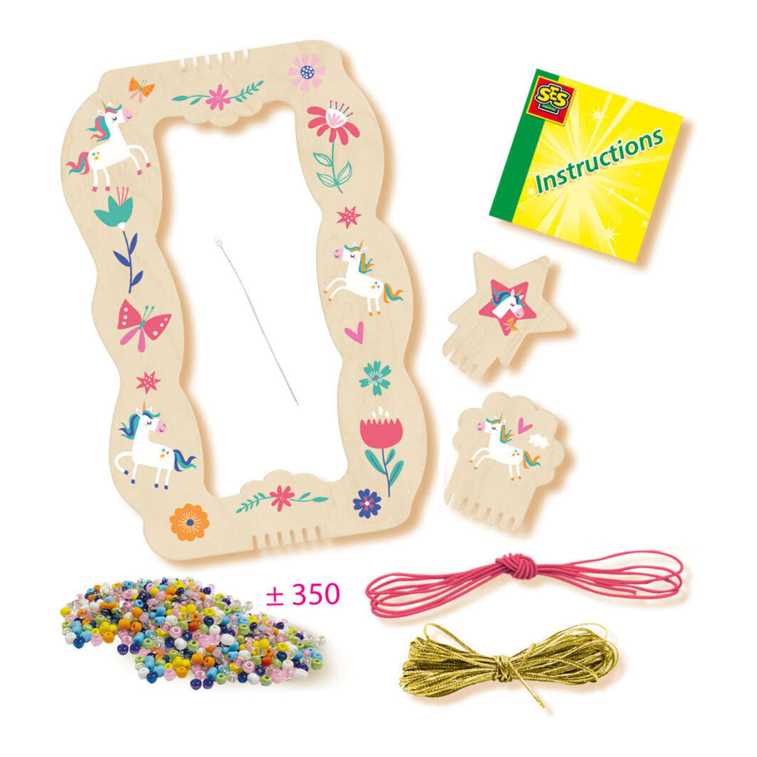 Ses glaskralen armbanden