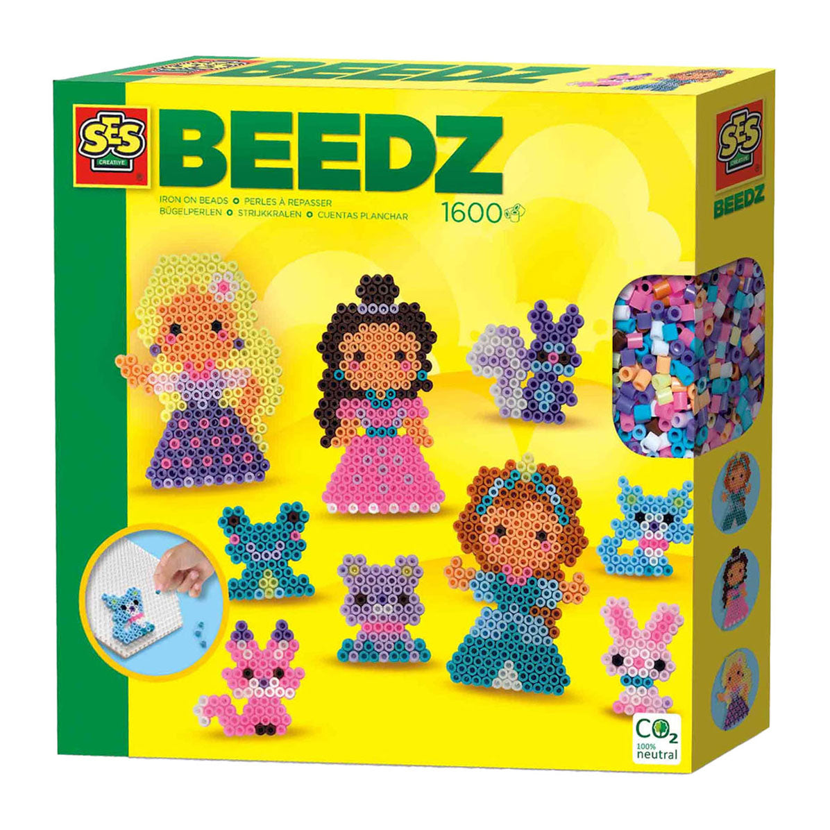 Ses Creative Iron-On Beads - Princesses and Animal Friends