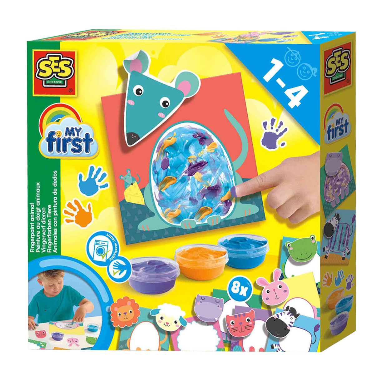 Ses Creative My First - Finger Paint Animals
