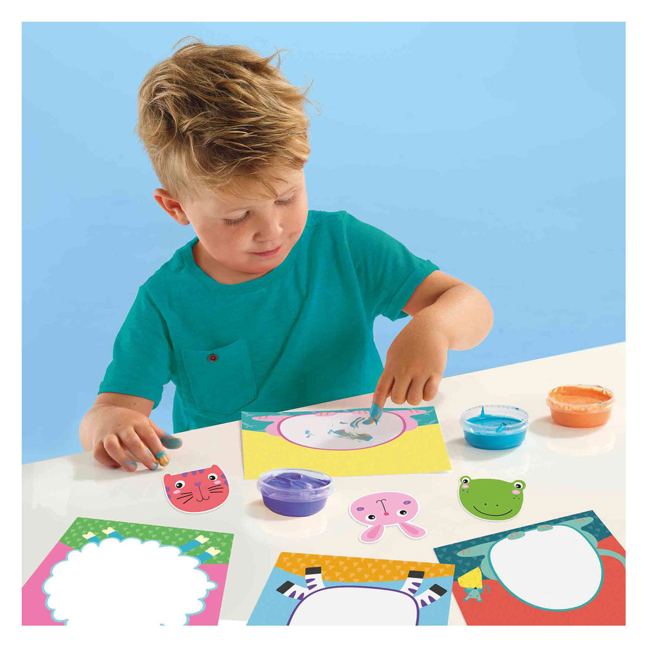 Ses mijn eerste vingerverf dieren