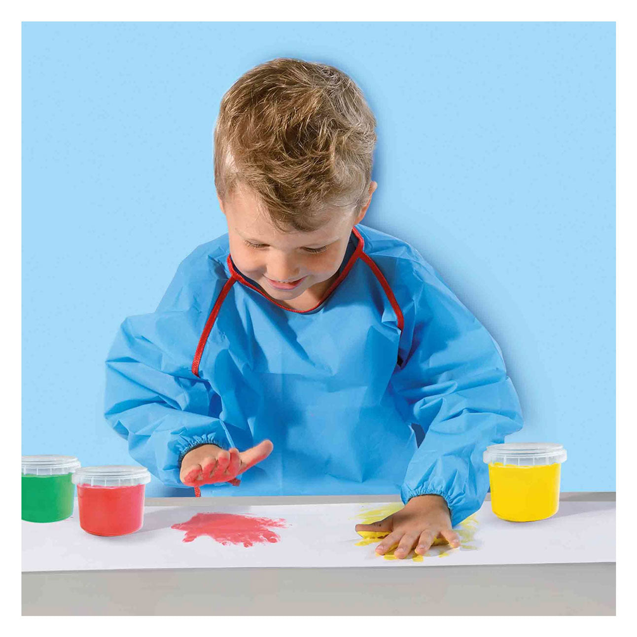 Ses mijn eerste - verfset met kliederschort