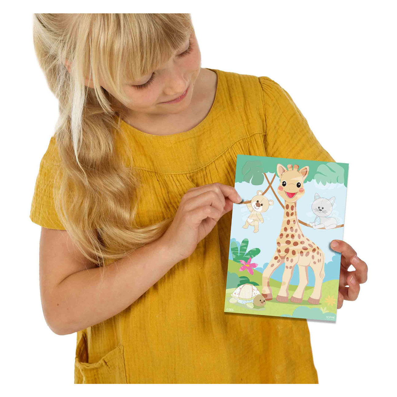 Ses mijn eerste sophie la girafe - kleuren met water