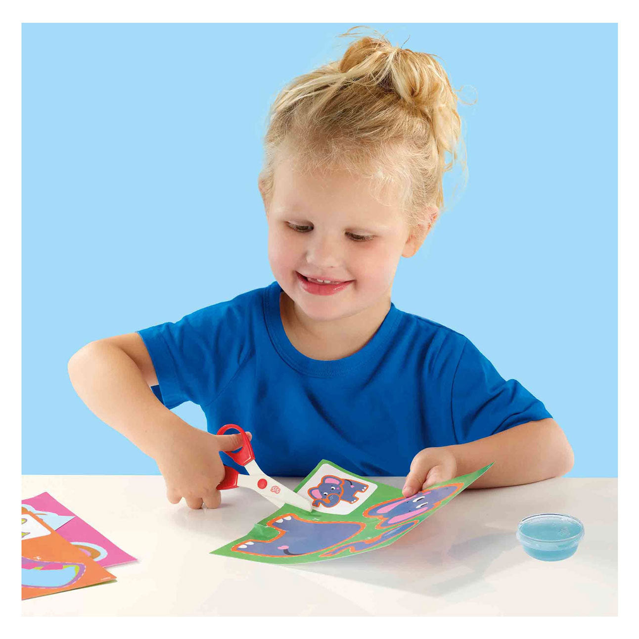 Ik leer knippen en plakken