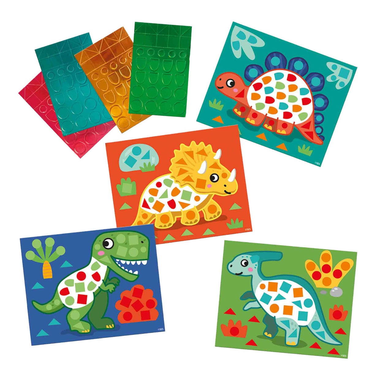 Ik lees dino mozaïeken