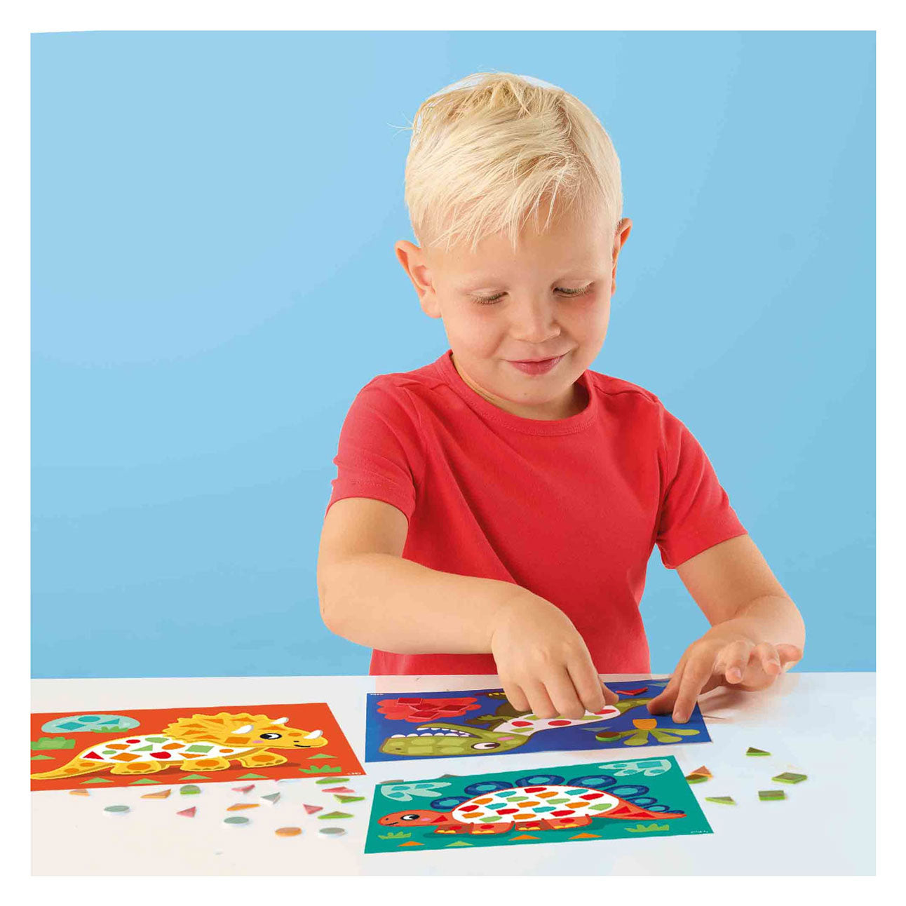 Ik lees dino mozaïeken