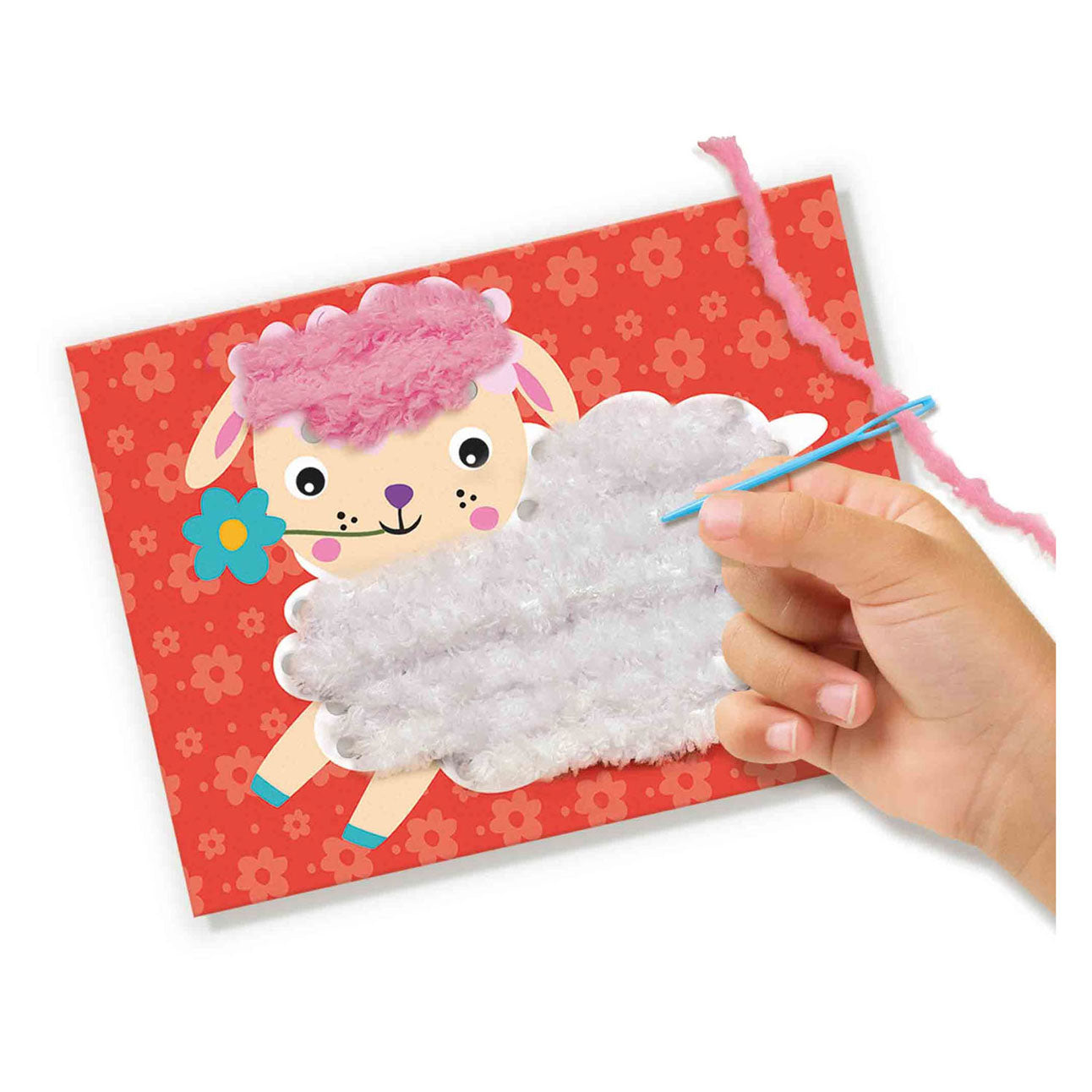 Ses creative ses fluffy dieren borduren