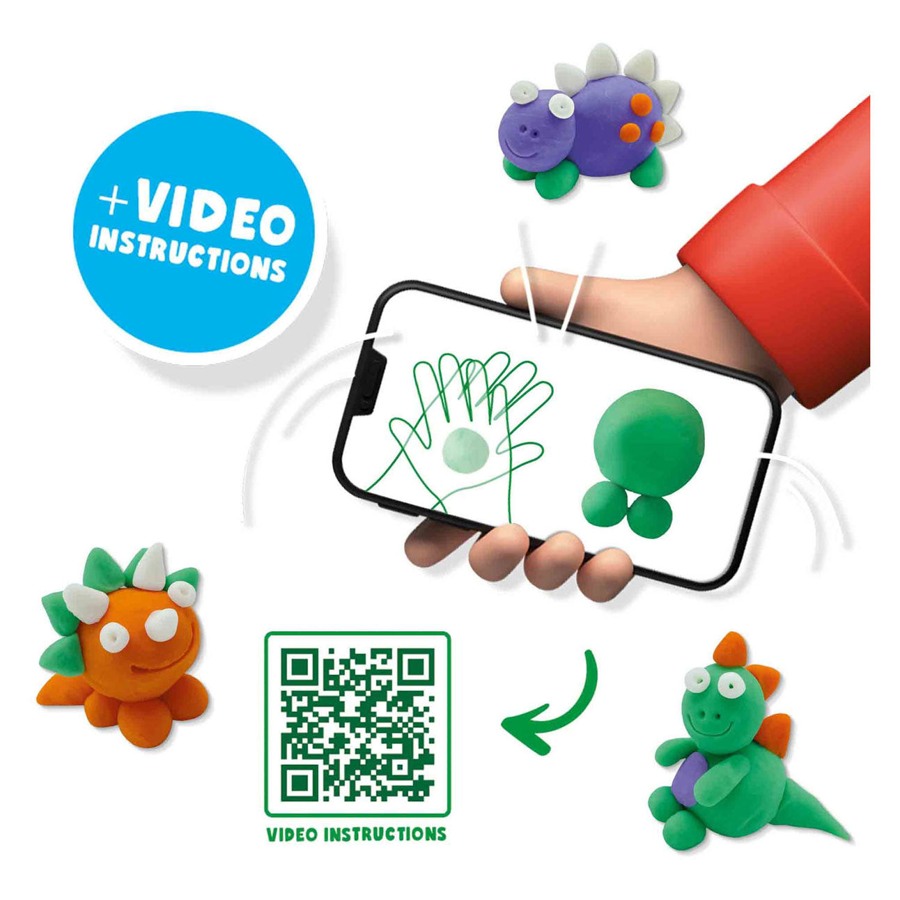 Zijn klei-achtige ondergrond - dino's