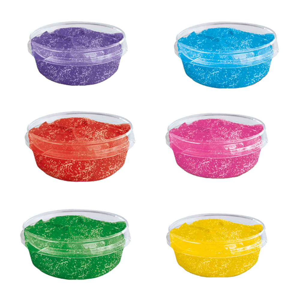 Ses plakkaatverf glitter (6x45ml)