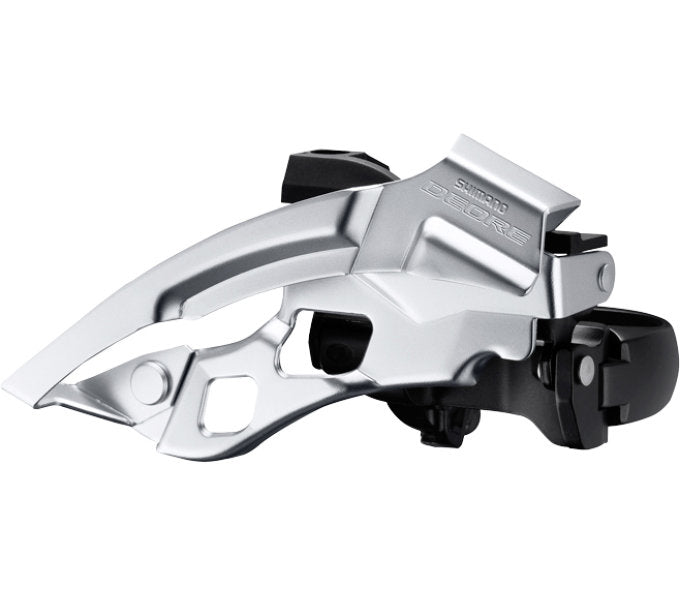 Shimano voorderailleur 3 x10-speed deore fc-t6000 - top swing - lage klem 63-66° - 44-48t - zwart zilver