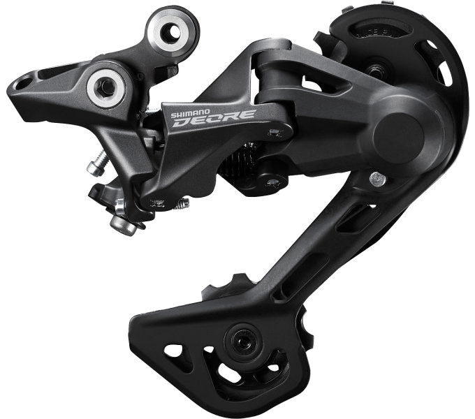 Shimano achterderailleur 2 x 10 11-speed deore m4120 sgs - directe montage - zwart (werkplaatsverpakking)